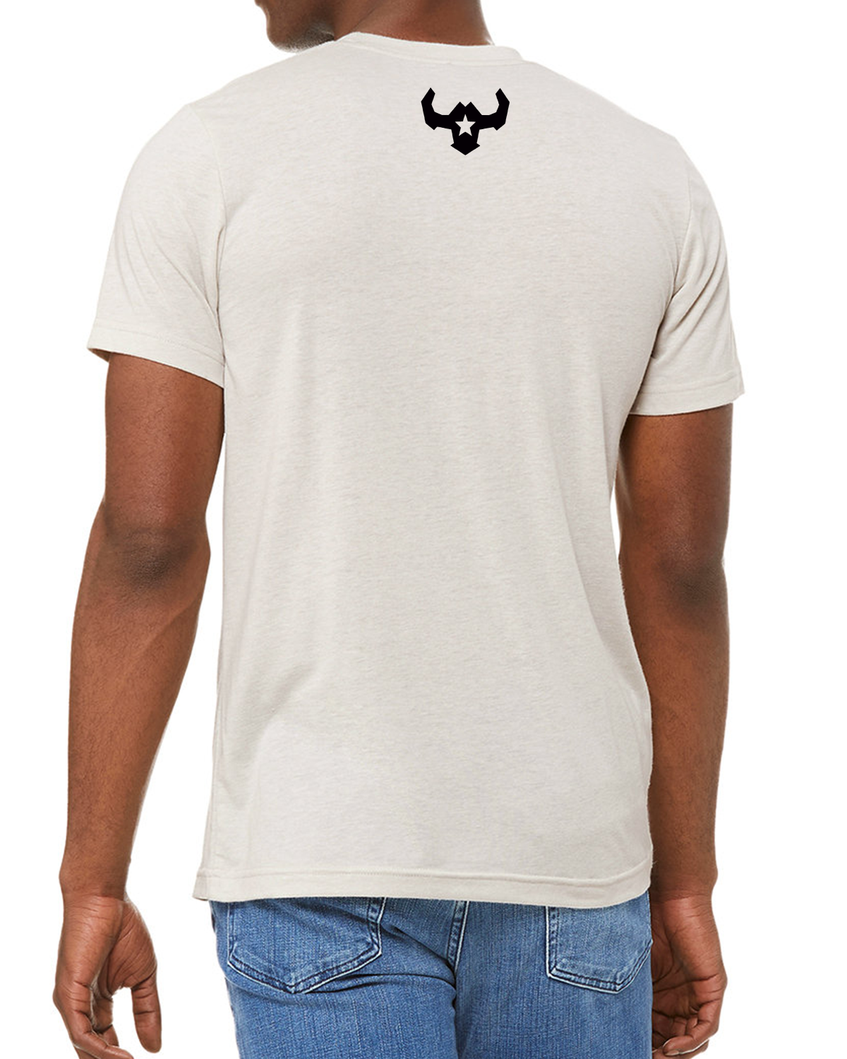 Affordable Custom Hats and Apparel Original Cement VQRO Bull Chest Emblem T-Shirt Cheap