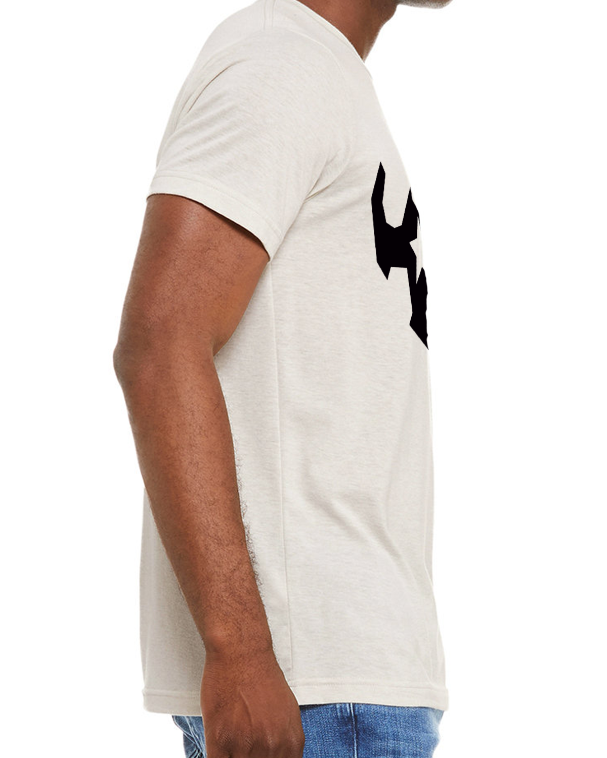 Affordable Custom Hats and Apparel Original Cement VQRO Bull Chest Emblem T-Shirt Bella Canvas