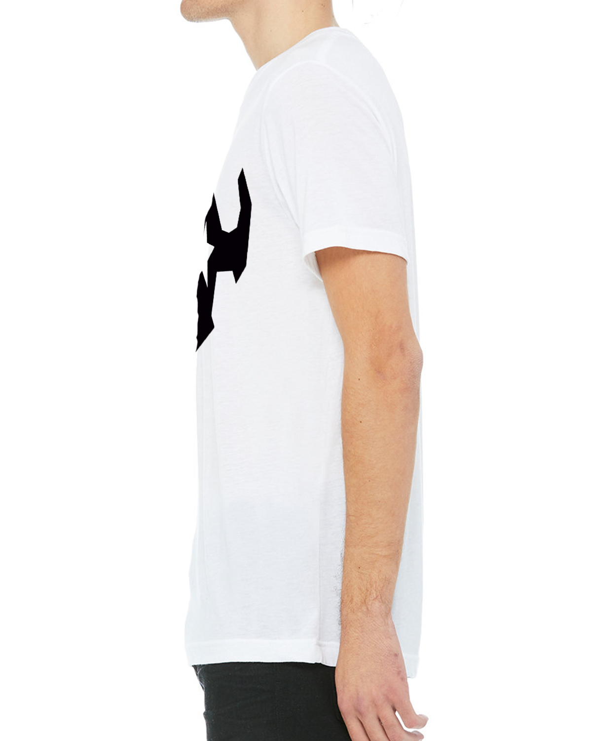 Cheap Affordable Custom Apparel Original White VQRO Bull Chest Emblem T-Shirt