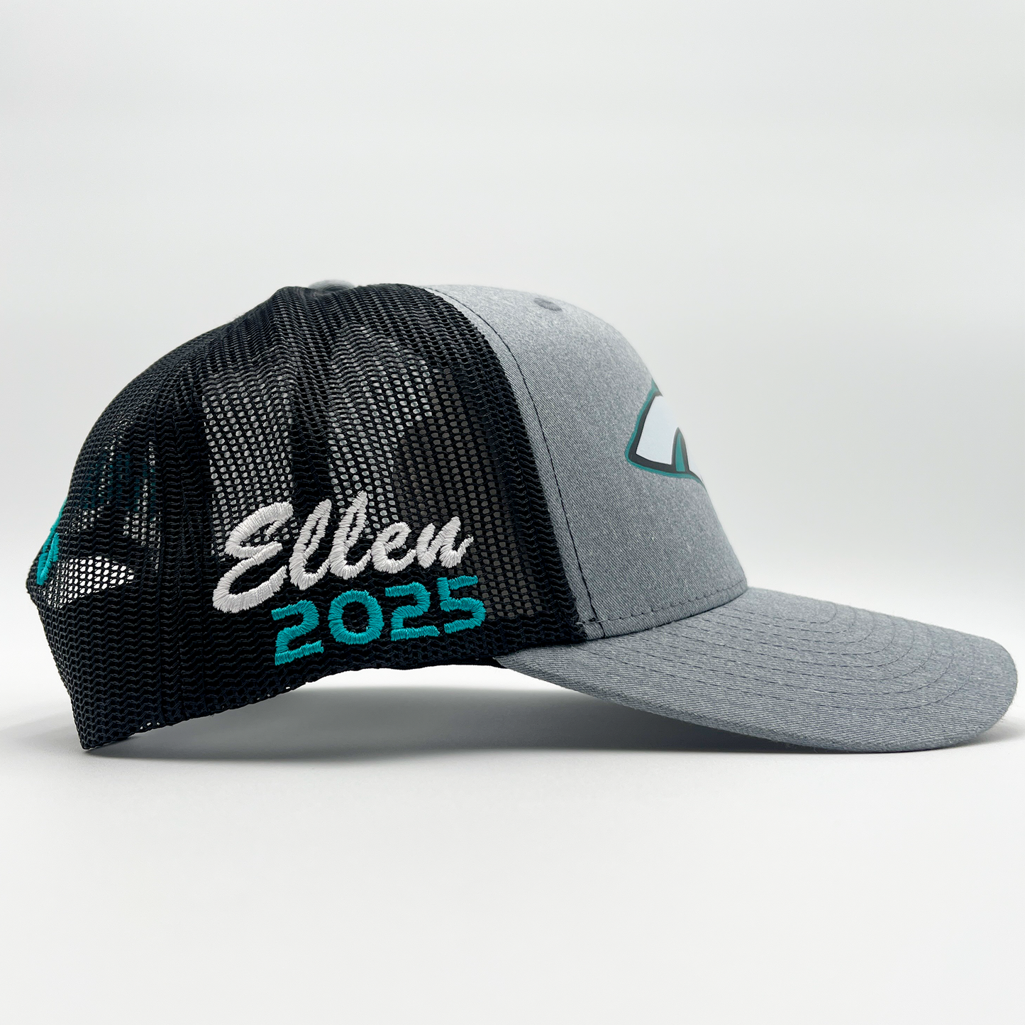 Cuatom Hats Pasadena Memorial High School Mavericks Heather Grey Trucker Mesh Cap