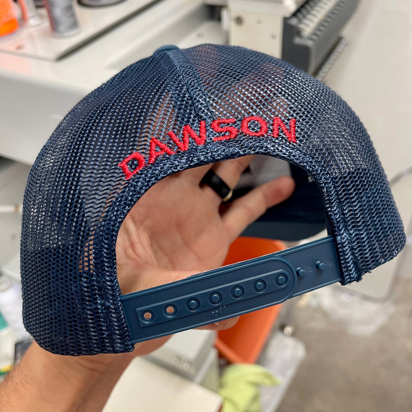 Pearland Glenda Dawson High School Eagle Band Navy Blue Trucker Mesh Hat