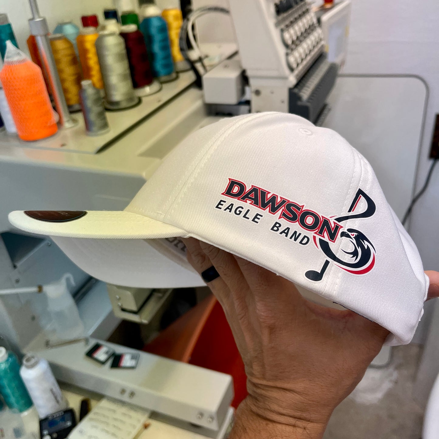 Custom Design Pearland Glenda Dawson High School Eagles White Hats