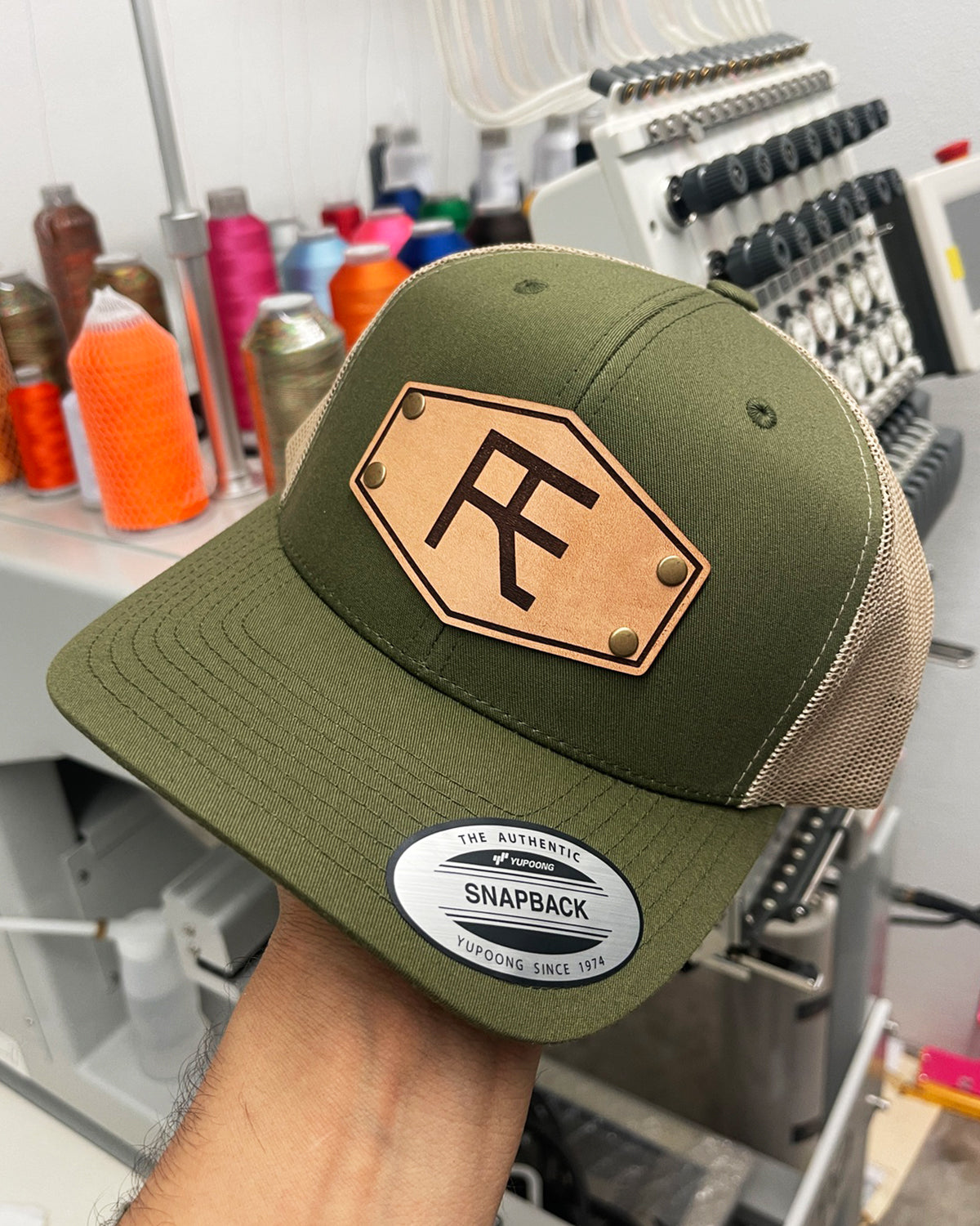 Custom Leather Patches Engraved With Your Logo Hats - Affordable