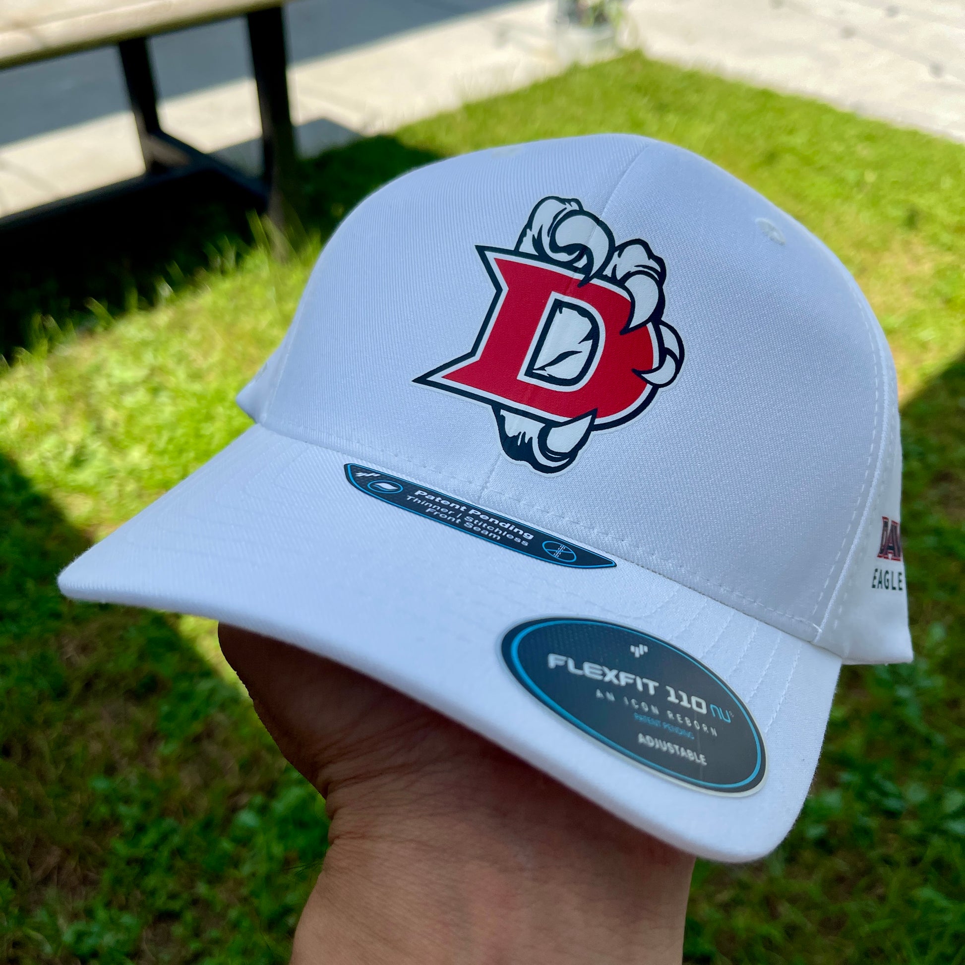 Pearland Glenda Dawson High School Eagles White Custom Hats