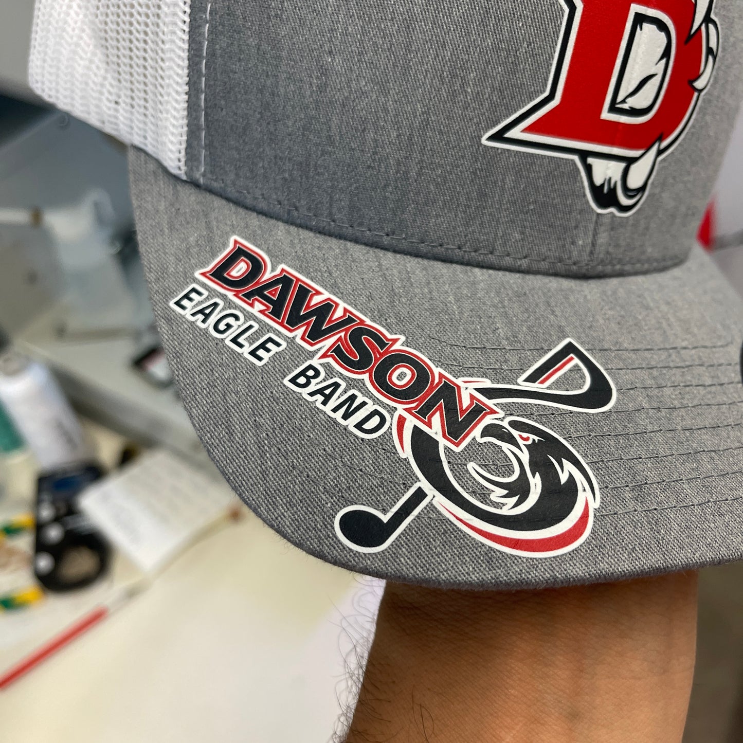 Pearland Glenda Dawson High School Eagle Band Trucker Mesh Hat