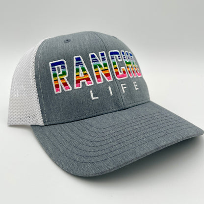 Light Heather Grey Cheap Custom Heather Grey Richardson 112 Yupoong Affordable Custom Hat SnapBack Trucker Cap