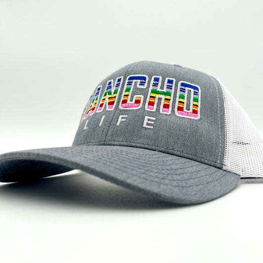 Cheap Custom Heather Grey Richardson 112 Yupoong Affordable Custom Hat SnapBack Trucker Cap