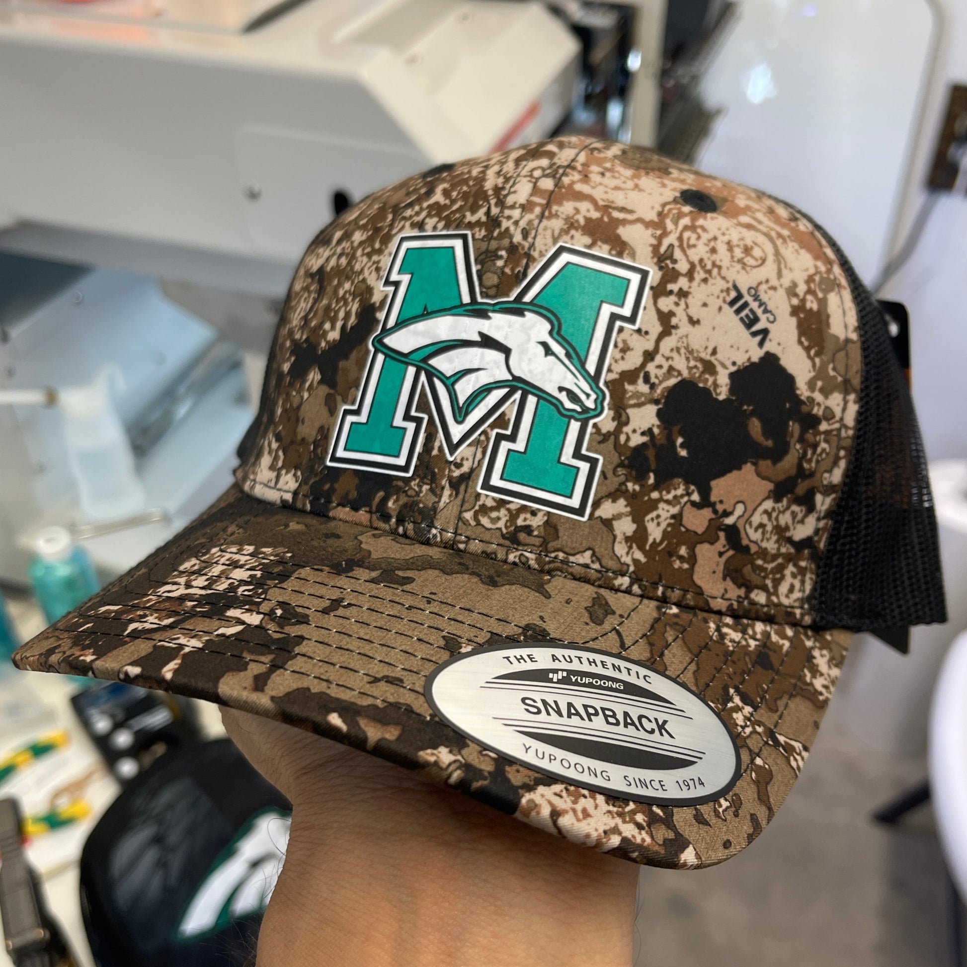 Pasadena Memorial High School Full Color Mavericks Hat