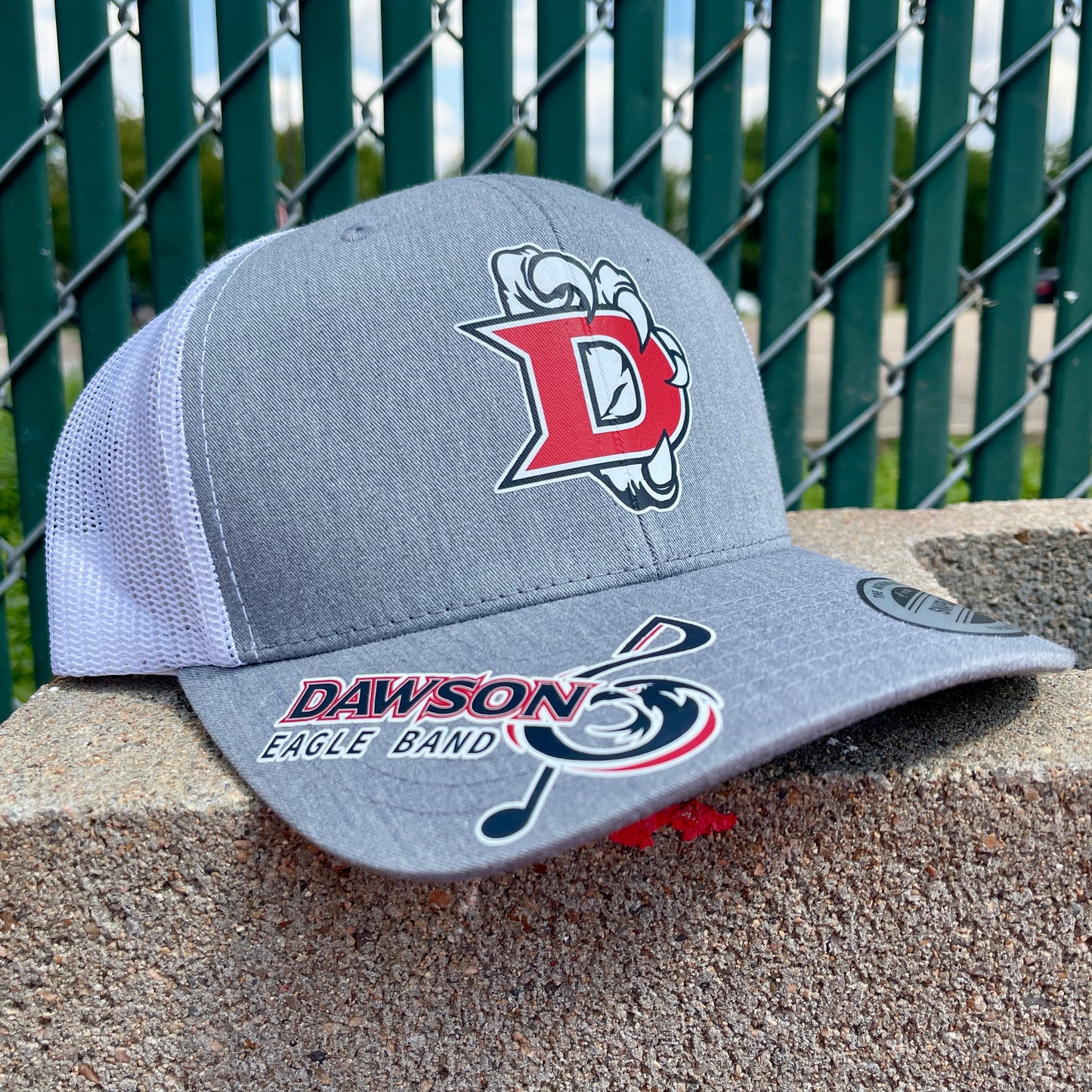 Pearland Glenda Dawson High School Eagles Heather Grey Trucker Hat