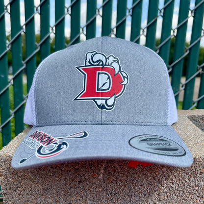 Pearland Glenda Dawson High School Eagles Heather Grey Trucker White Mesh Hat