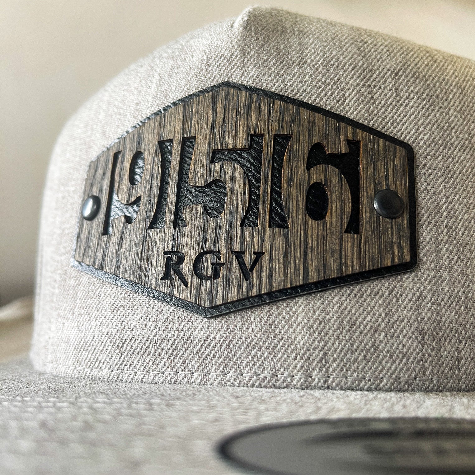 Cheap Custom Caps and Hats 956 RGV Edition Real Wood Patch High Profile Hat Classic Flat Bill Snapback Yupoong Richardson Affordable Custom Hats