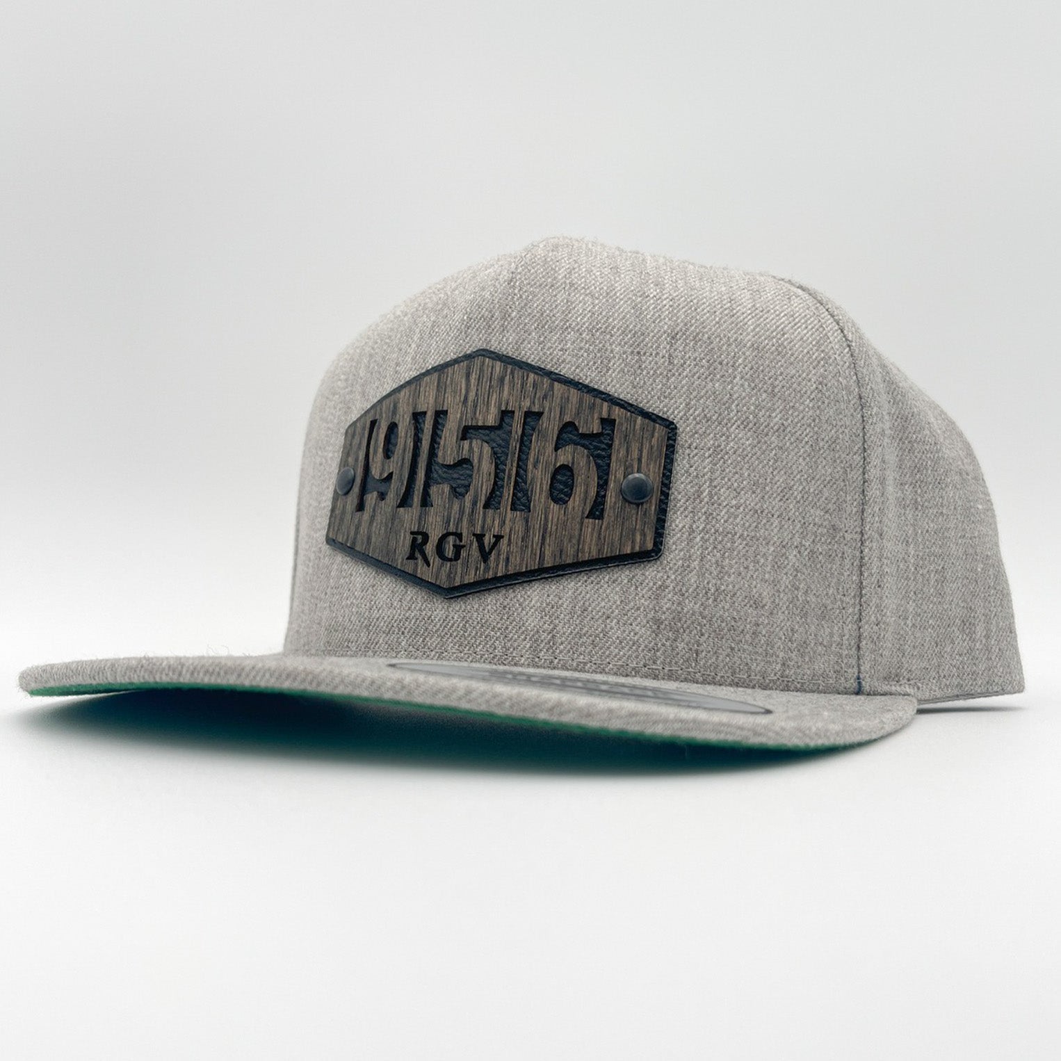 Emery R 956 Rgv 956 RGV Edition Real Wood Patch High Profile Hat Classic Flat Bill ...