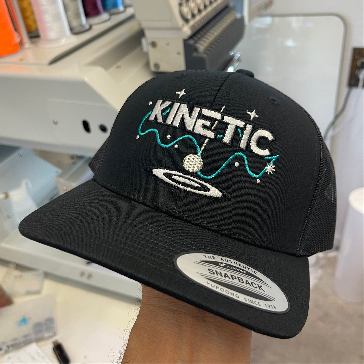 Pasadena Memorial High School Mavericks Black KINETIC Marching Band Trucker Mesh Hat