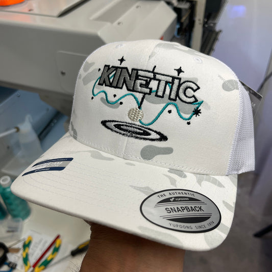Pasadena Memorial High School Mavericks White Camo KINETIC Show Marching Band Hat