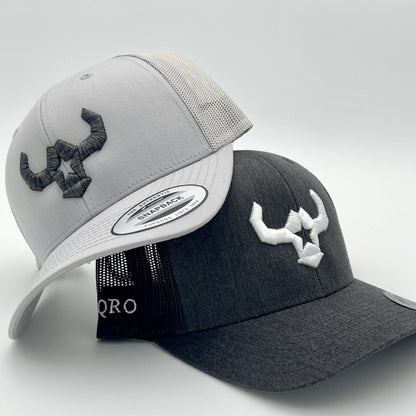 Cheap Hats Richardson 112 Yupoong Dark Heather Grey Retro Snapback Mesh Cap Cheap Embroidery Hats Custom Apparel